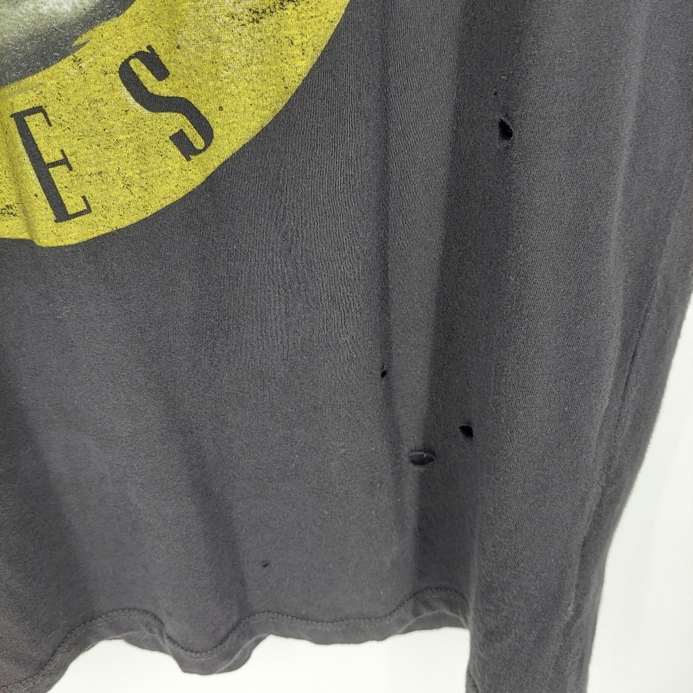 Daydreamer Guns N Roses Distressed Black T-shirt, Sz L - Picture 6 of 11